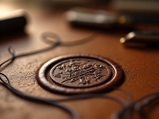 Sigillo di qualità artigianale in pelle